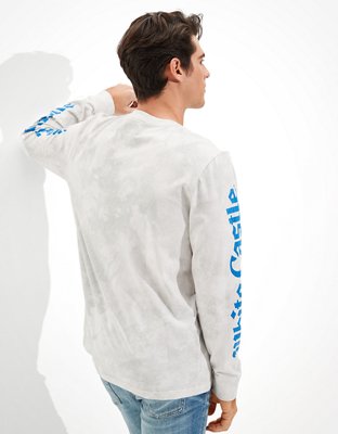Мужские футболки American Eagle Tailgate Men's White Castle Tie Dye T-Shirt — фото 3