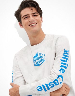 Tailgate Men's White Castle Tie Dye T-Shirt