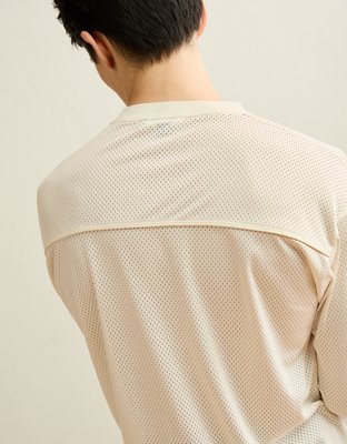 AE Boxy Fit Honda Long-Sleeve Mesh T-Shirt | American Eagle