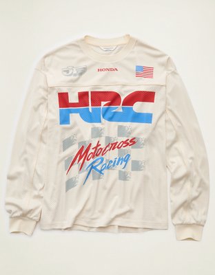 AE Boxy Fit Honda Long-Sleeve Mesh T-Shirt | American Eagle