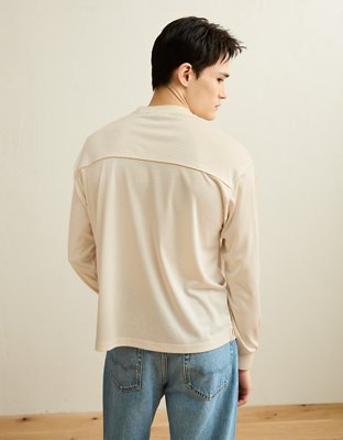 AE Boxy Fit Honda Long-Sleeve Mesh T-Shirt | American Eagle