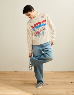 トップス RT-4778134809 AE Boxy Fit Honda Long-Sleeve Mesh T-Shirt | American Eagle