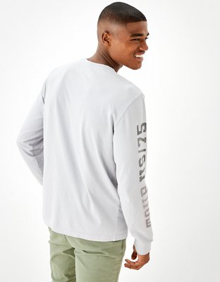 Мужские футболки American Eagle AE Men's Rolling Stones Long-Sleeve Graphic T-Shirt — фото 2
