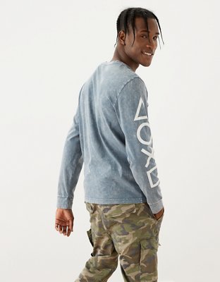 Мужские футболки American Eagle AE Men's PlayStation Long-Sleeve Graphic T-Shirt — фото 2