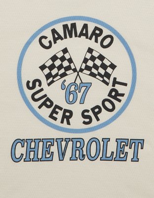AE Boxy Fit Long Sleeve Camaro Thermal Graphic T-Shirt