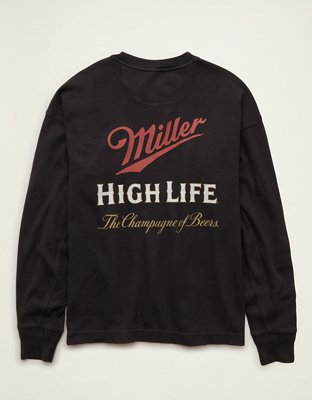 AE Boxy Fit Long Sleeve Miller Thermal Graphic T-Shirt