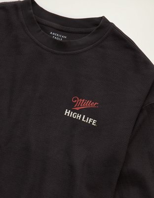 AE Boxy Fit Long Sleeve Miller Thermal Graphic T-Shirt