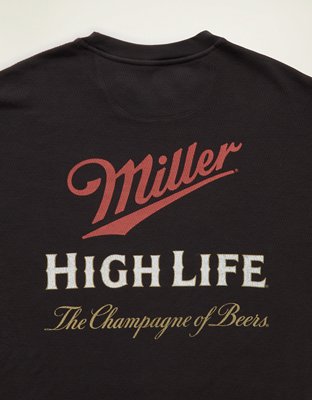AE Boxy Fit Long Sleeve Miller Thermal Graphic T-Shirt