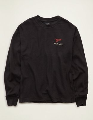 AE Boxy Fit Long Sleeve Miller Thermal Graphic T-Shirt