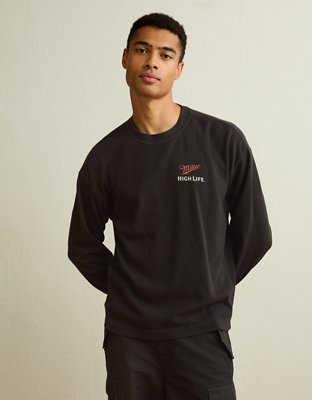 AE Boxy Fit Long Sleeve Miller Thermal Graphic T-Shirt