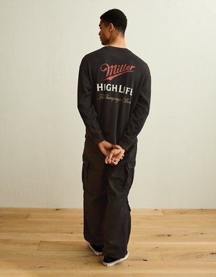 AE Boxy Fit Long Sleeve Miller Thermal Graphic T-Shirt