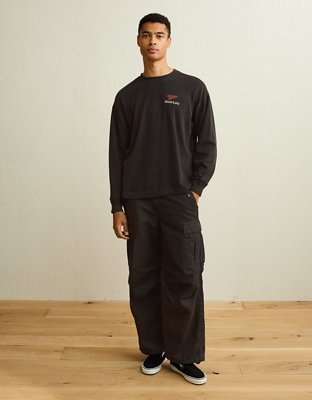 AE Boxy Fit Long Sleeve Miller Thermal Graphic T-Shirt
