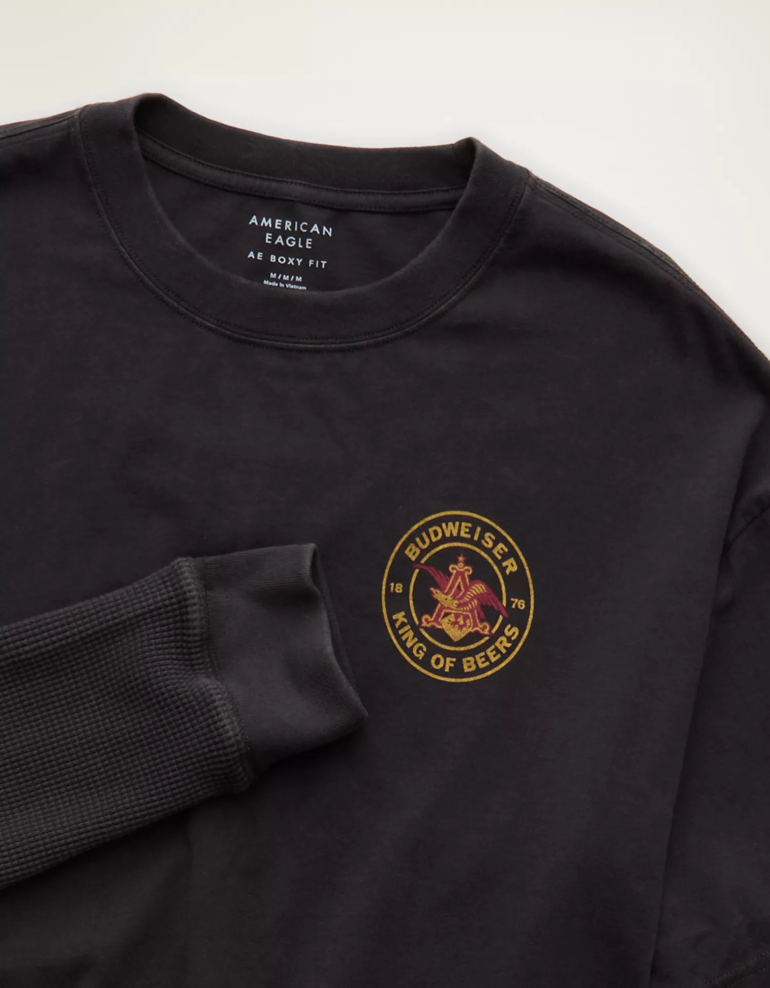 AE Boxy Fit Layered Budweiser Graphic T-Shirt - thumbnail 6