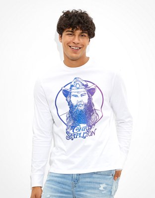 Мужские футболки American Eagle Tailgate Men's Chris Stapleton Long-Sleeve Graphic T-Shirt — фото 2
