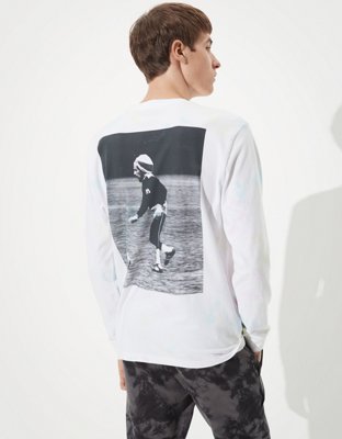 Мужские футболки American Eagle Tailgate Bob Marley Long-Sleeve Tie-Dye T-Shirt — фото 4