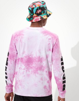 Мужские футболки American Eagle Tailgate Men's Biggie Smalls Long-Sleeve Tie-Dye T-Shirt — фото 4