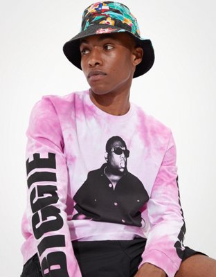 Мужские футболки American Eagle Tailgate Men's Biggie Smalls Long-Sleeve Tie-Dye T-Shirt — фото 3