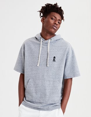 short sleeve hoodie american eagle