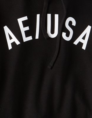 Мужские худи American Eagle AE Fleece Graphic Pullover — фото 3