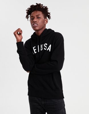 Мужские худи American Eagle AE Fleece Graphic Pullover — фото 2