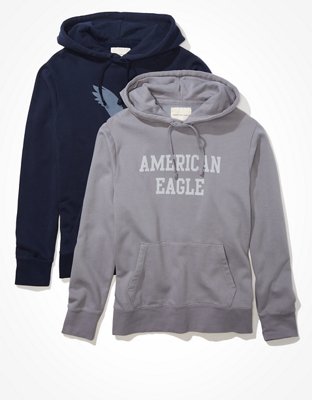 Мужские худи American Eagle AE Super Soft Fleece Graphic 2-Pack — фото 3