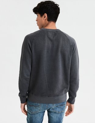 AE Distressed Crew Neck Sweatshirt