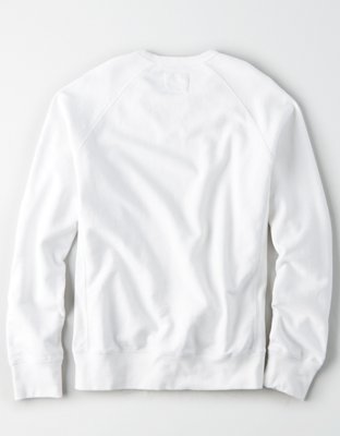 AE Distressed Crew Neck Sweatshirt
