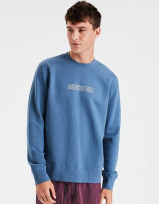 Мужские худи American Eagle AE Garment-Dyed Graphic Crew Neck Sweatshirt — фото 2