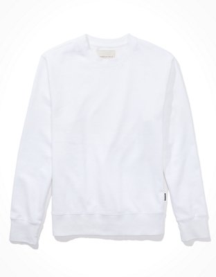 white crew neck sweaters