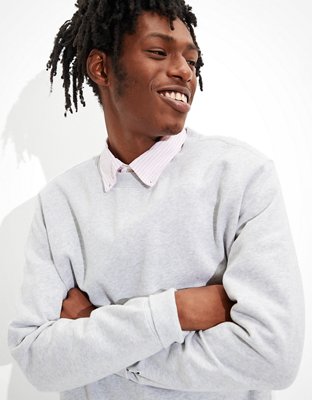 AE Super Soft Fleece Icon Crew Neck Sweatshirt
