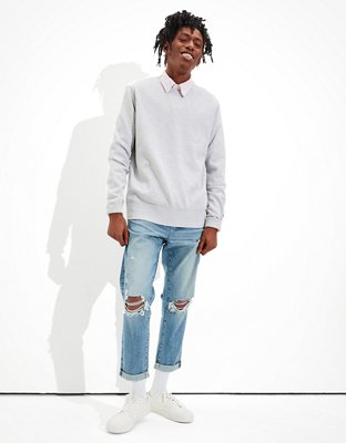 AE Super Soft Fleece Icon Crew Neck Sweatshirt