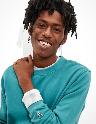 AE Super Soft Fleece Icon Crew Neck Sweatshirt