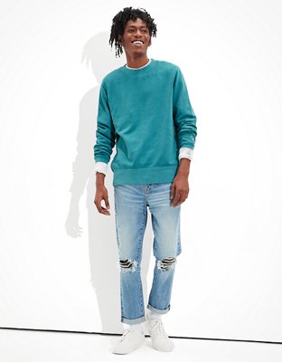 AE Super Soft Fleece Icon Crew Neck Sweatshirt