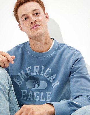 AE Super Soft Fleece Icon Crew Neck Sweatshirt