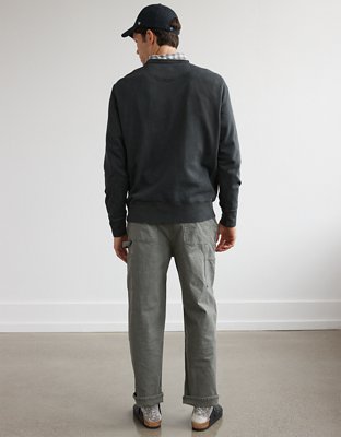 Мужские худи American Eagle AE Icon Pullover Crewneck Sweatshirt — фото 2