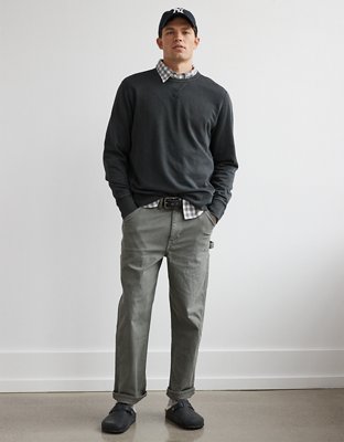 Мужские худи American Eagle AE Icon Pullover Crewneck Sweatshirt — фото 4