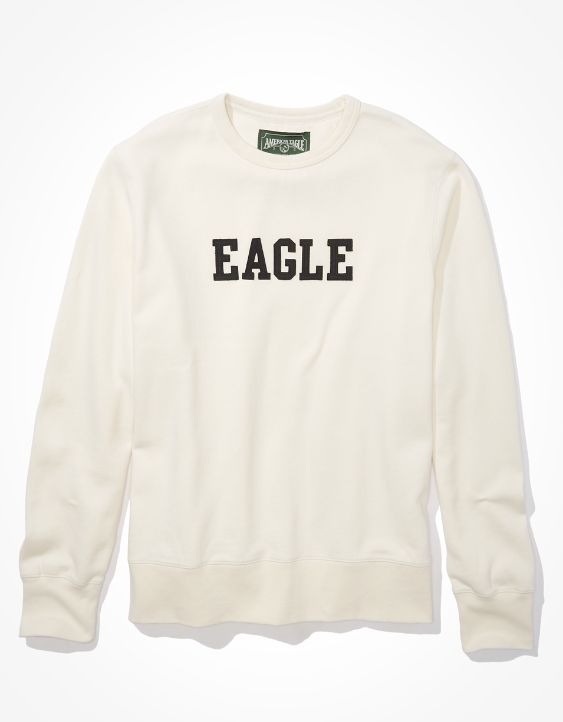 AE Super Soft Fleece Graphic Crew Neck Sweatshirt