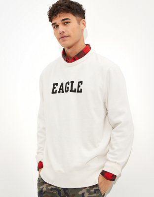 AE Super Soft Fleece Graphic Crew Neck Sweatshirt