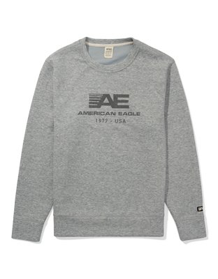 Мужские худи American Eagle AE Active 24/7 Crew Neck Graphic Sweatshirt — фото 3