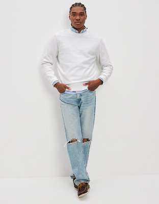 AE Sweatshirt de fleece con cuello redondo Bonfire