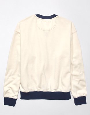 Мужские худи American Eagle AE Fleece Colorblock Crew Neck Sweatshirt — фото 4