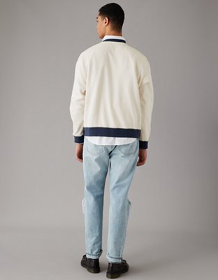 Мужские худи American Eagle AE Fleece Colorblock Crew Neck Sweatshirt — фото 2