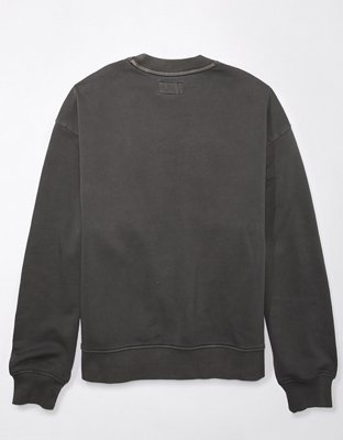 Мужские худи American Eagle AE Solid Crewneck Sweatshirt — фото 4