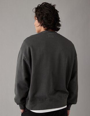 Мужские худи American Eagle AE Solid Crewneck Sweatshirt — фото 2