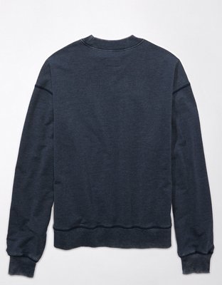 Мужские худи American Eagle AE Burnout Fleece Crew Neck Sweatshirt — фото 4