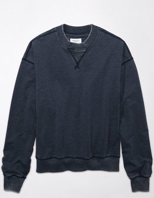 Мужские худи American Eagle AE Burnout Fleece Crew Neck Sweatshirt — фото 3