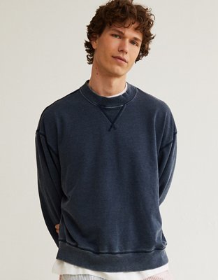 AE Burnout Fleece Crew Neck Sweatshirt