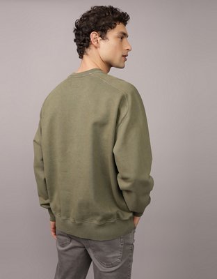 AE Sweatshirt Utilitaria con Cuello Redondo