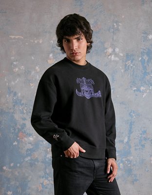 AE x Golgo Day of the Dead Graphic Crew Neck Sweatshirt