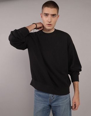 AE Logo Graphic Crew Neck Sweatshirt